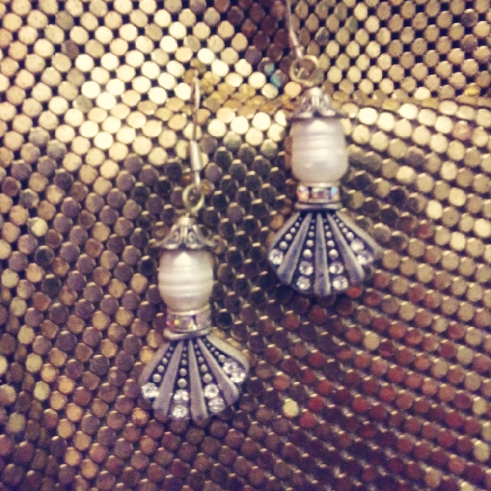 Earrings made by local artist